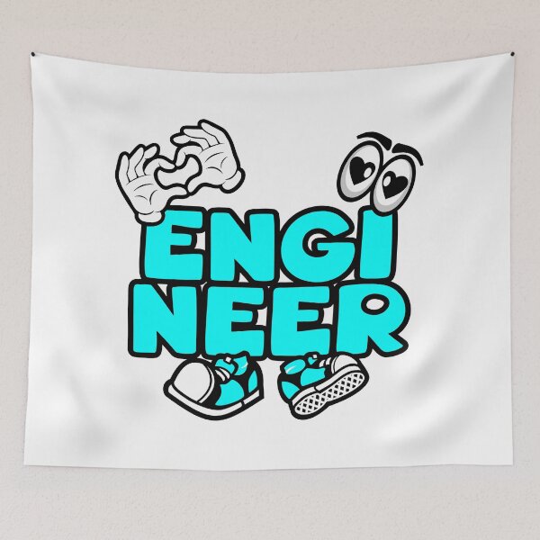 Item preview, Engineer - WORK Comic Character Bold urban designed and sold by NFTWords.