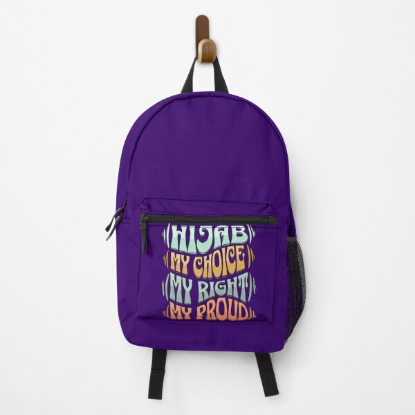 Item preview, Hijab my Choice my Right my Proud (no Bg) - Islamic Inspirational Quote Design designed and sold by D-Islamic.