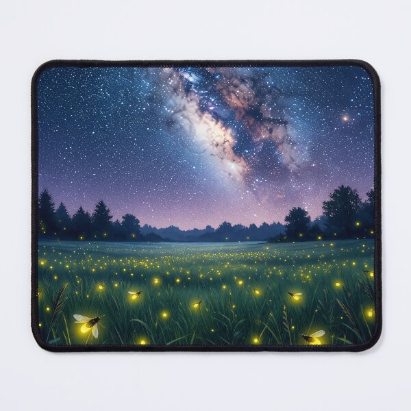 Item preview, Celestial Night with Fireflies designed and sold by Dandy Cube.