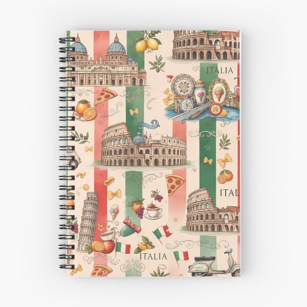 Item preview, Vintage Italian Heritage Renaissance Damask Landmarks Pattern designed and sold by ART ATTACK ZONE.