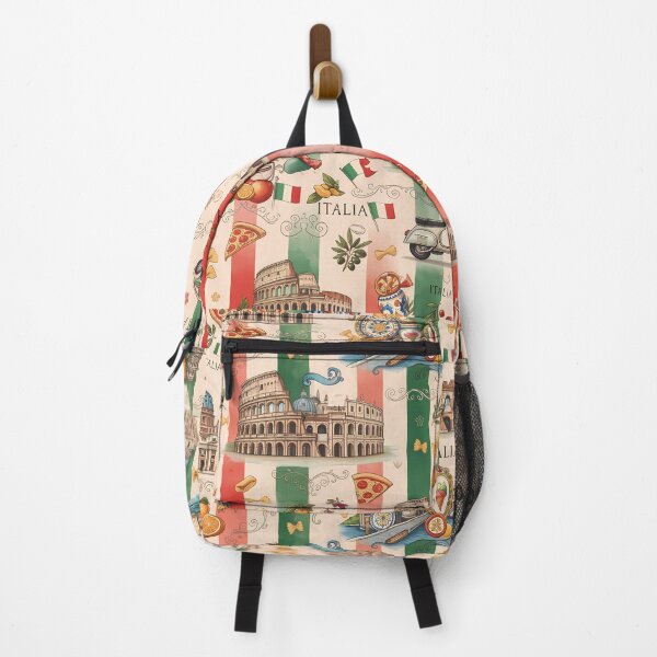 Item preview, Vintage Italian Heritage Renaissance Damask Landmarks Pattern designed and sold by ART ATTACK ZONE.