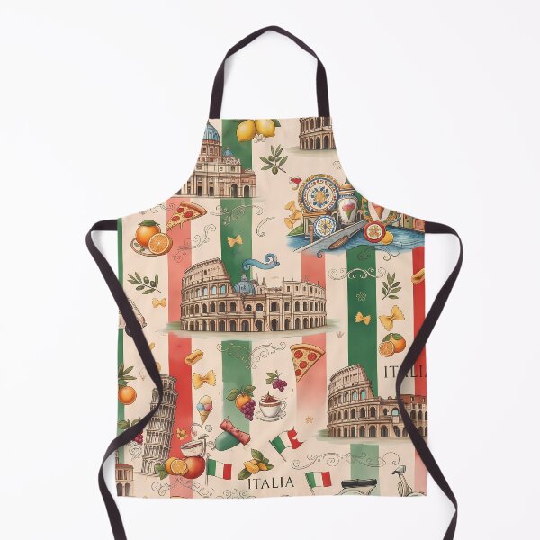 Item preview, Vintage Italian Heritage Renaissance Damask Landmarks Pattern designed and sold by ART ATTACK ZONE.