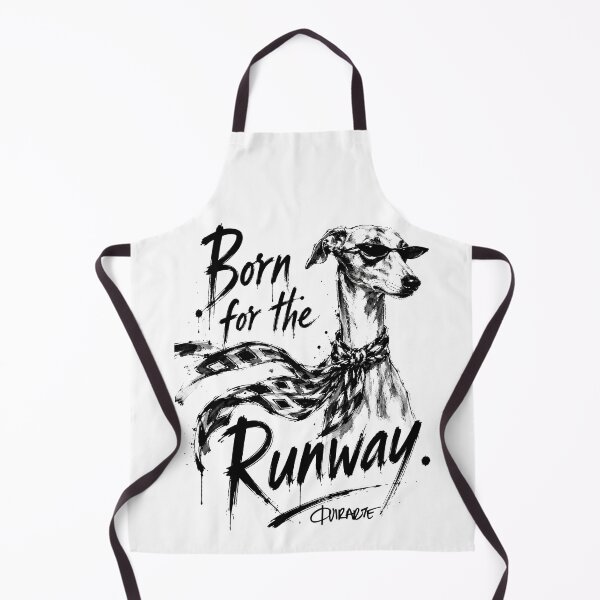 Item preview, Born for the Runway Greyhound Quote designed and sold by ferquirarte.