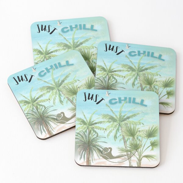 Item preview, Beach chill feel the vibes   designed and sold by Craftedinthecottage .
