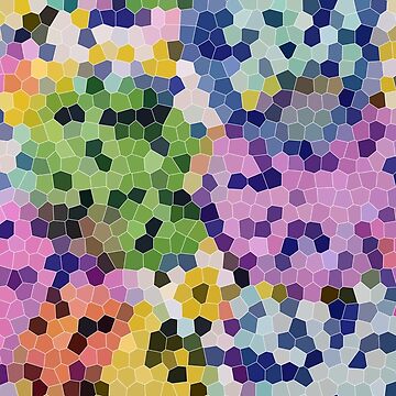 Artwork thumbnail, Colorful Spring Mosaic Tiles by SunnyandStardust