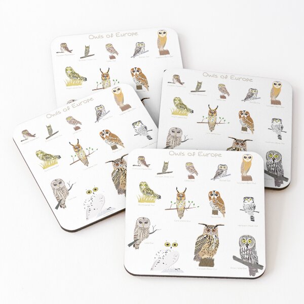 Item preview, Owls of Europe comic designed and sold by AndrasVasasArt.