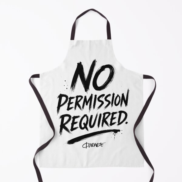 Item preview, No Permission Required Love Quote Ink Typography Art designed and sold by ferquirarte.