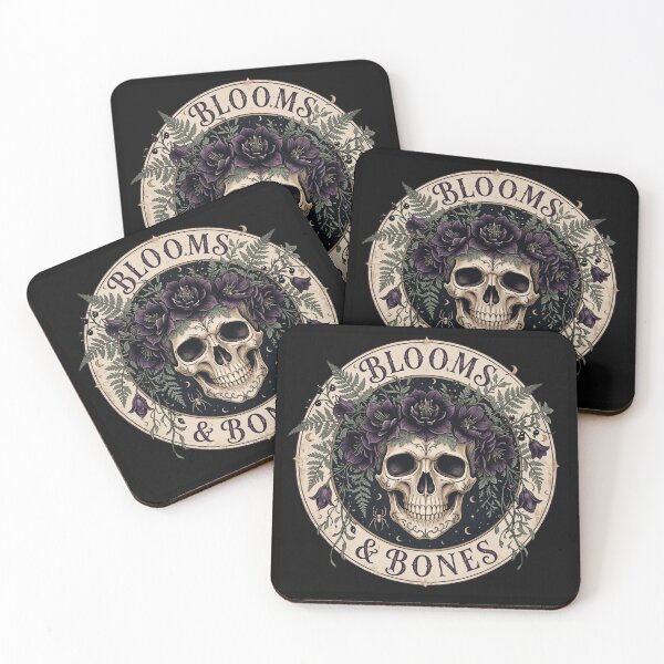 Item preview, Blooms & Bones Vintage Gothic Botanical Skull designed and sold by WillCraftx.