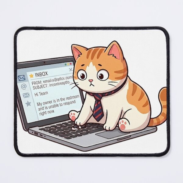 Item preview, Office Cat designed and sold by HumourLabShop.