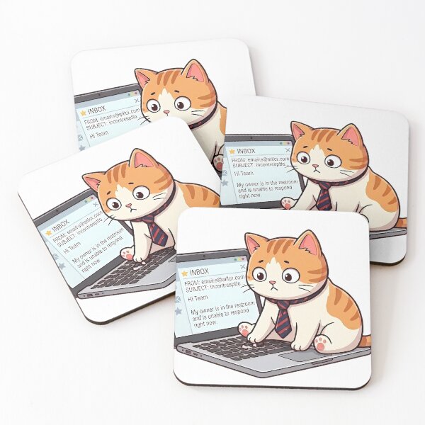 Item preview, Office Cat designed and sold by HumourLabShop.