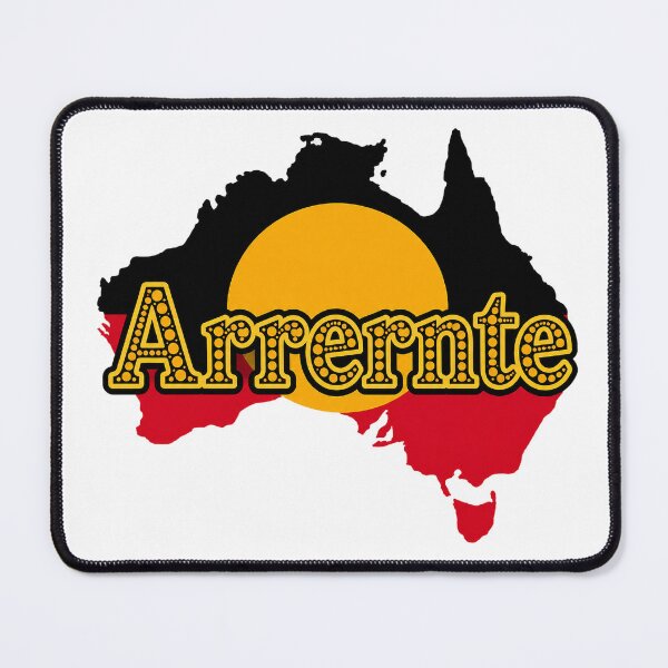 Item preview, Arrernte Country – Indigenous-Inspired Australian Map Art designed and sold by Indigenous-Aus.