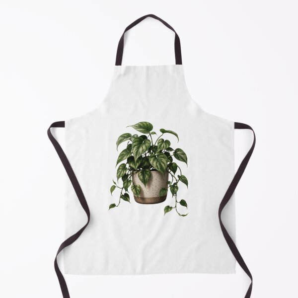 Aperçu de l'œuvre Philodendron à feuilles panachées en pot de céramique créée et vendue par MySthore.