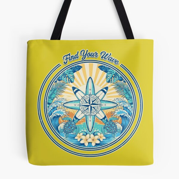 Item preview, Find Your Wave Vintage Tropical Surf Design | Coastal Beach Paradise Summer Vibes designed and sold by Mahilis.