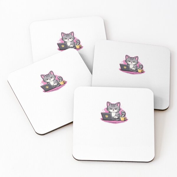Item preview, office cat designed and sold by DailyQuestPrint.