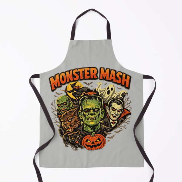 Item preview, Retro Monster Mash Halloween Shirt for Classic Horror Fans designed and sold by POD DYNASTY | Original Print On Demand T-Shirt Graphics.