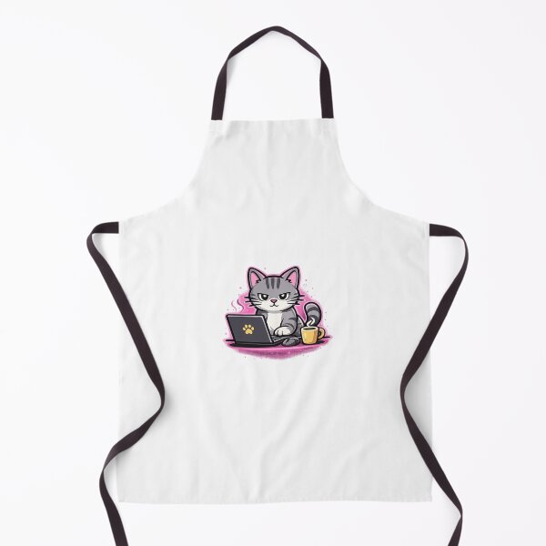 Item preview, office cat designed and sold by DailyQuestPrint.