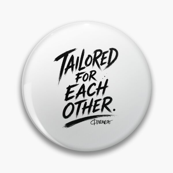 Item preview, Tailored For Each Other Love Quote Ink Typography Art designed and sold by ferquirarte.