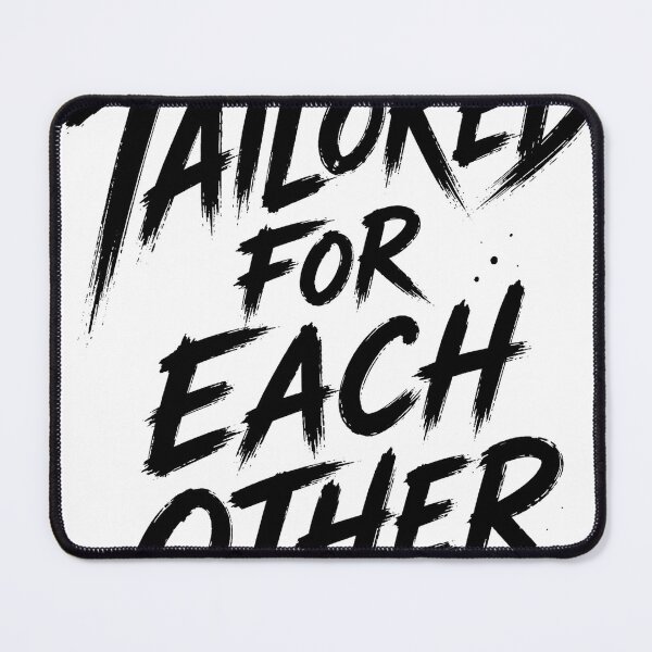 Item preview, Tailored For Each Other Love Quote Ink Typography Art designed and sold by ferquirarte.