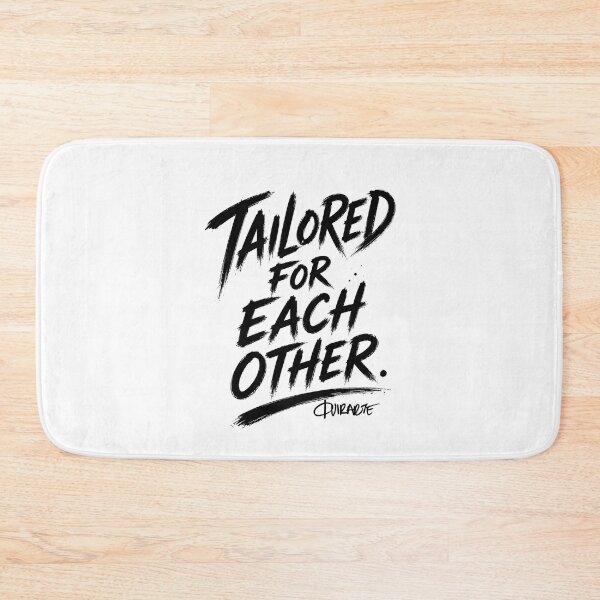 Item preview, Tailored For Each Other Love Quote Ink Typography Art designed and sold by ferquirarte.