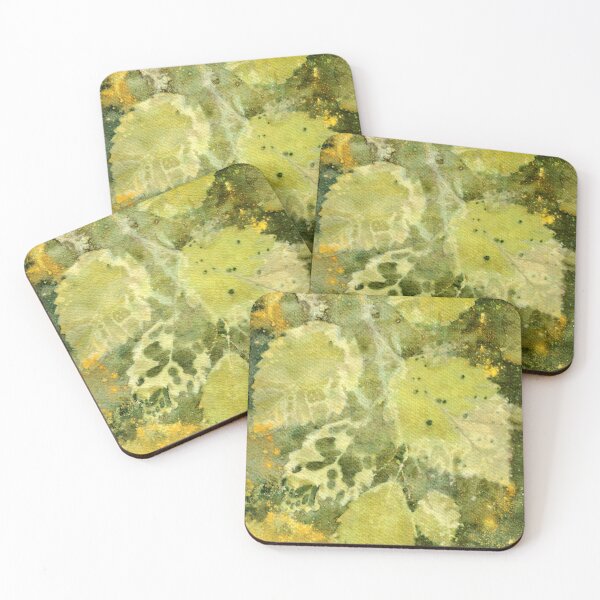 Item preview, Botanical Wet Cyanotype Forest Leaves Art Print by Nicole Giger designed and sold by NicoleGiger.Studio.