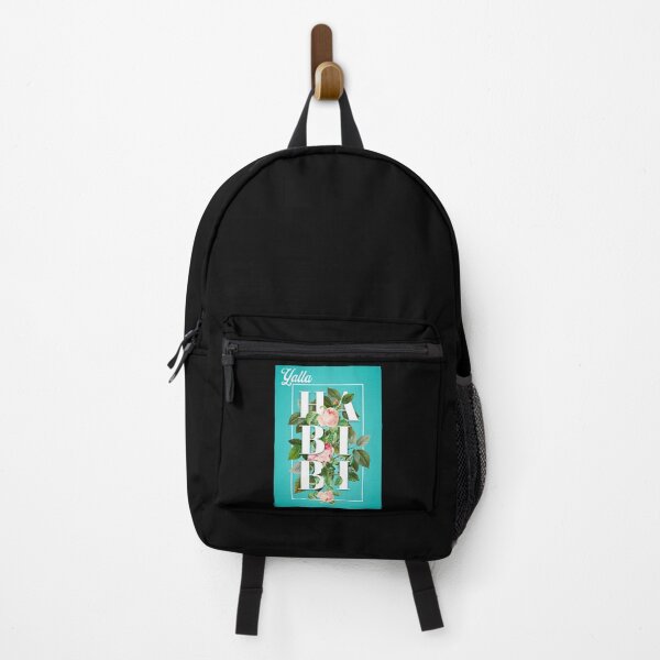 Item preview, Yalla HABIBI - Floral Positivity Design - Arabic Aesthetic Typography designed and sold by D-Islamic.