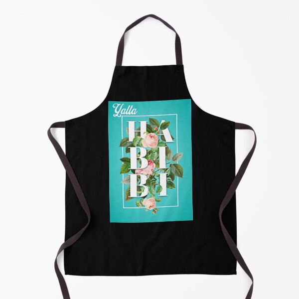 Item preview, Yalla HABIBI - Floral Positivity Design - Arabic Aesthetic Typography designed and sold by D-Islamic.