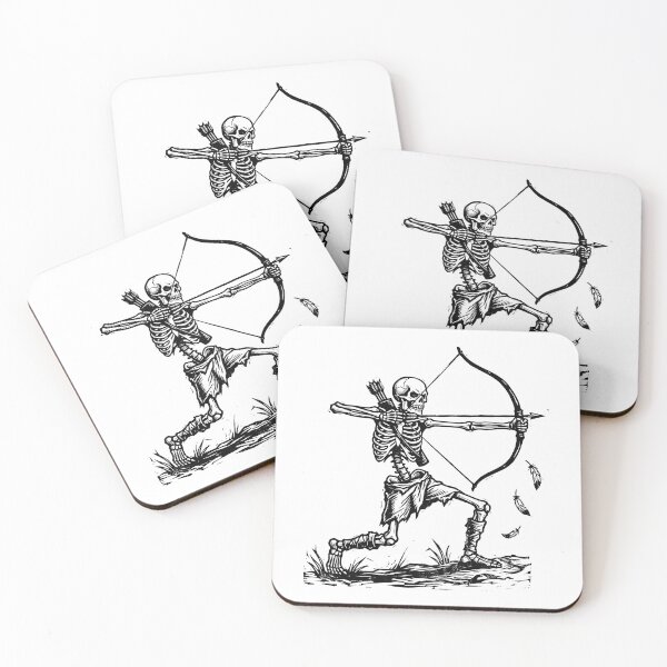 Item preview, Skeleton Archer Drawing Bow with Arrow in Warrior Stance designed and sold by MisteryDesigner.