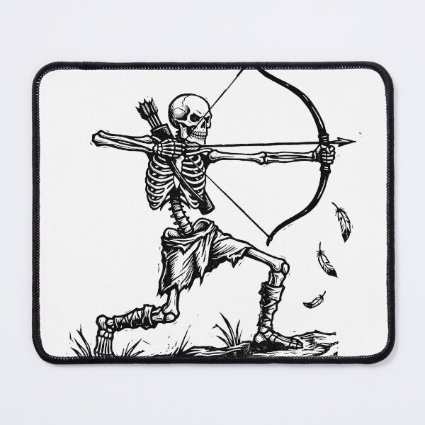 Item preview, Skeleton Archer Drawing Bow with Arrow in Warrior Stance designed and sold by MisteryDesigner.