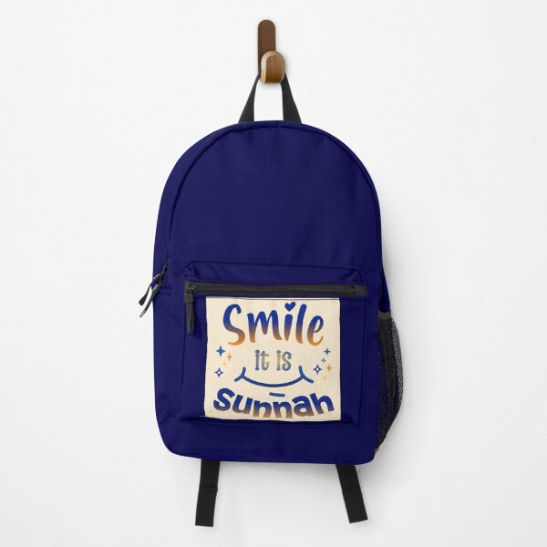 Item preview, Smile, It’s Sunnah ( blue ) – Islamic Positivity Design designed and sold by D-Islamic.