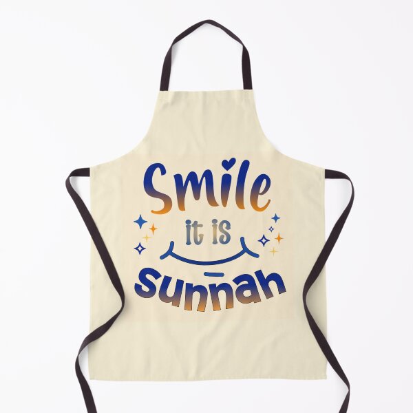 Item preview, Smile, It’s Sunnah ( blue ) – Islamic Positivity Design designed and sold by D-Islamic.