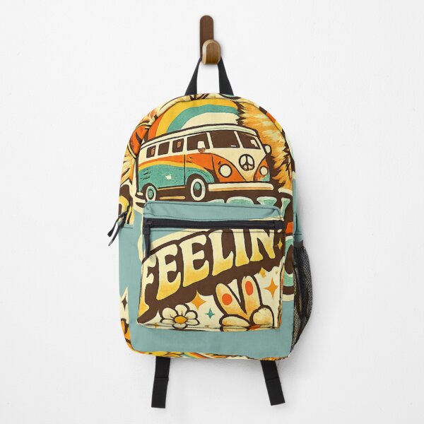 Item preview, Feelin' Groovy Stay Cool Retro Cat | Funny Vintage Hippie Cat Sticker designed and sold by StickyDelights.