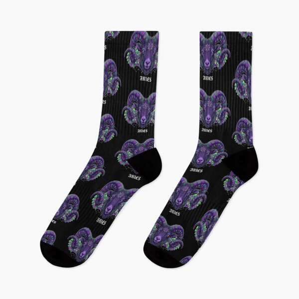 Item preview, Gothic Aries Zodiac Mushroom Illustration - Psychedelic Astrology designed and sold by MysticalSister.