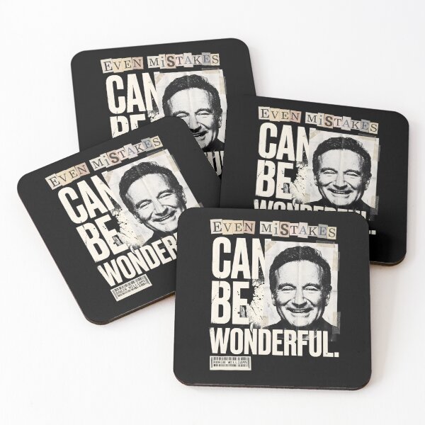 Item preview, Even Mistakes Can Be Wonderful - Robin Williams designed and sold by Enea Kelo.