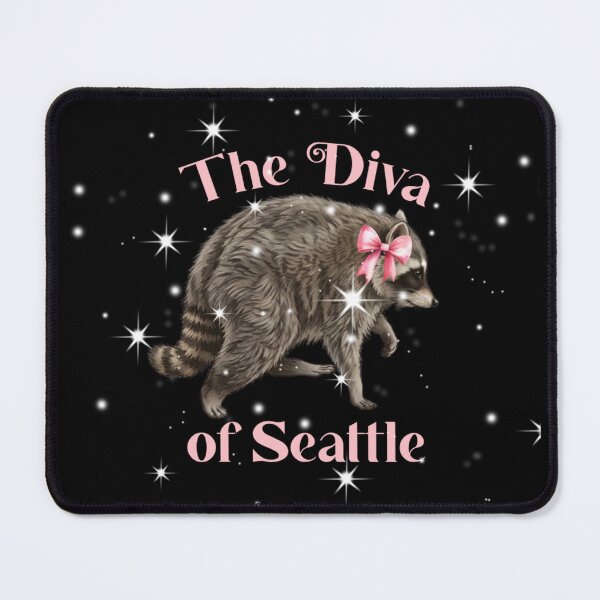 Item preview, Jimothy Raccoon - The Diva of Seattle designed and sold by Biah!.