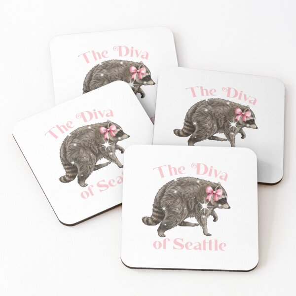 Item preview, Jimothy Raccoon - The Diva of Seattle designed and sold by Biah!.