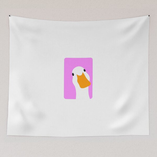 Item preview, Goose Peeking Head Out - PINK designed and sold by izziesdoodless.