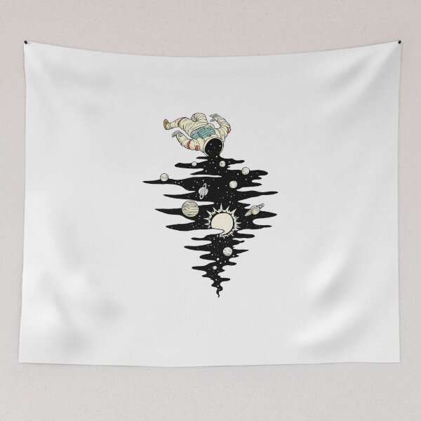 Item preview, Astronaut Drifting Through Cosmic Space designed and sold by ArcSeisaku.