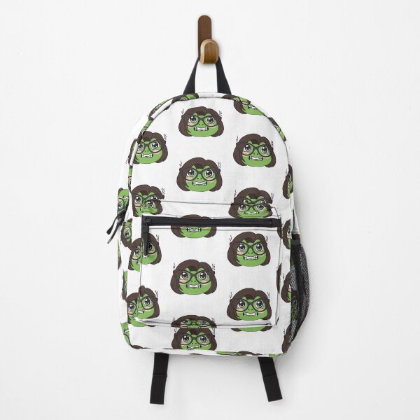 Item preview, Glup The Stressed Frog - Cute Kawaii Mood Sticker designed and sold by Chonkibao.