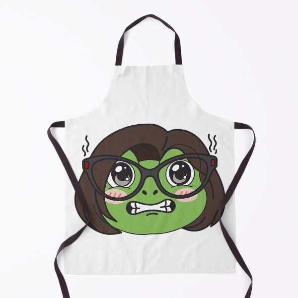 Item preview, Glup The Stressed Frog - Cute Kawaii Mood Sticker designed and sold by Chonkibao.