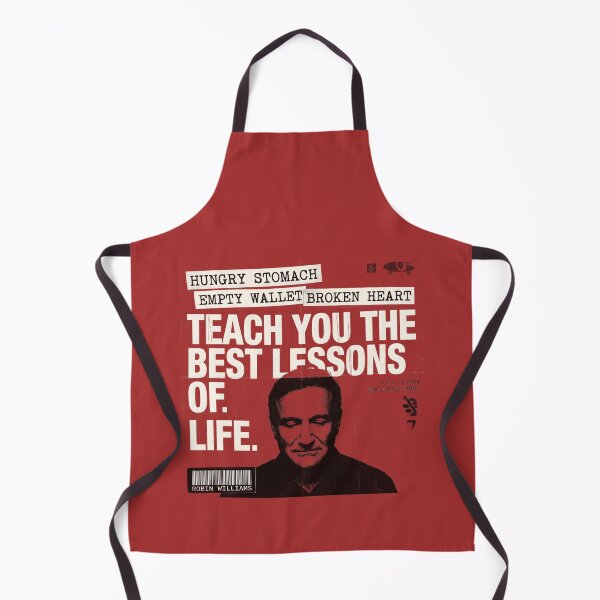 Item preview, Hungry Stomach Empty Wallet Broken Heart Quote - Robin Williams designed and sold by Enea Kelo.