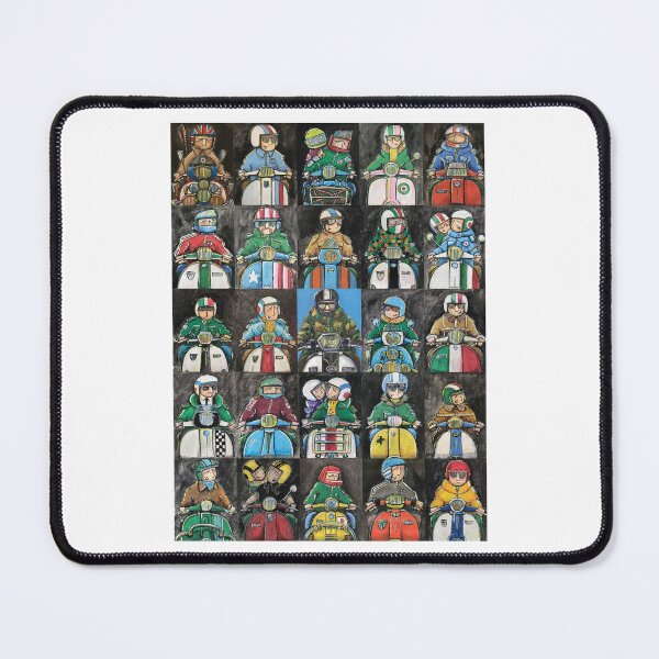 Item preview, GWART Classic Scooter Collection | Vintage Scooter Riders | Retro Mod Inspired Art designed and sold by GWARTGB.