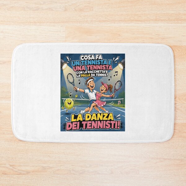 Item preview, Funny Tennis Players – Dancing Tennis Cartoon Joke designed and sold by RipantinaFantasy .