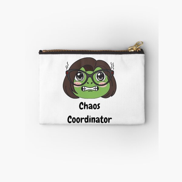 Item preview, Glup Frog Chaos Coordinator - Funny Corporate Office Humor Sticker designed and sold by Chonkibao.