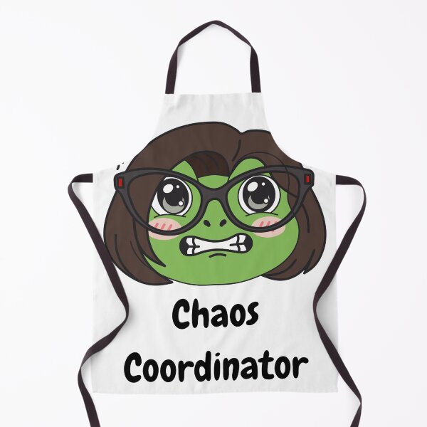 Item preview, Glup Frog Chaos Coordinator - Funny Corporate Office Humor Sticker designed and sold by Chonkibao.
