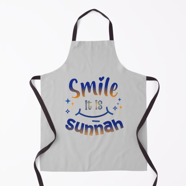 Item preview, Smile, It’s Sunnah ( blue, no Bg ) – Islamic Positivity Design designed and sold by D-Islamic.