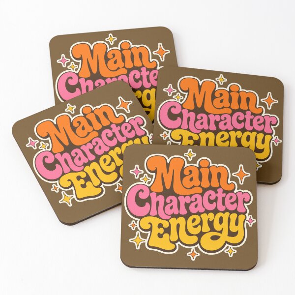 Item preview, Main Character Energy Retro 70s Groovy Typography designed and sold by Aliplus+.