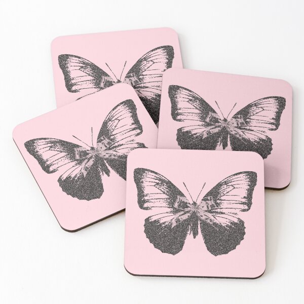 Item preview, Pink And Black Retro Butterfly designed and sold by illuminarydesigns.