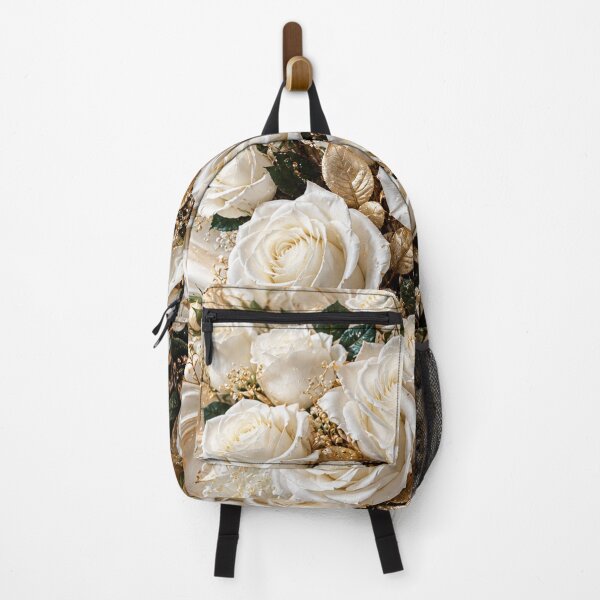 Item preview, Luxury Ivory White Roses Artwork designed and sold by Marlaq fashion .
