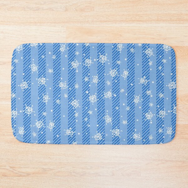 Item preview, Blue Christmas Stripes designed and sold by JanGrackle.
