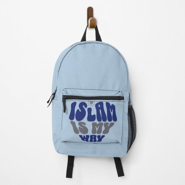 Item preview, Islam Is My Way ( blue, no Bg ) – Bold Heart Typography Design designed and sold by D-Islamic.